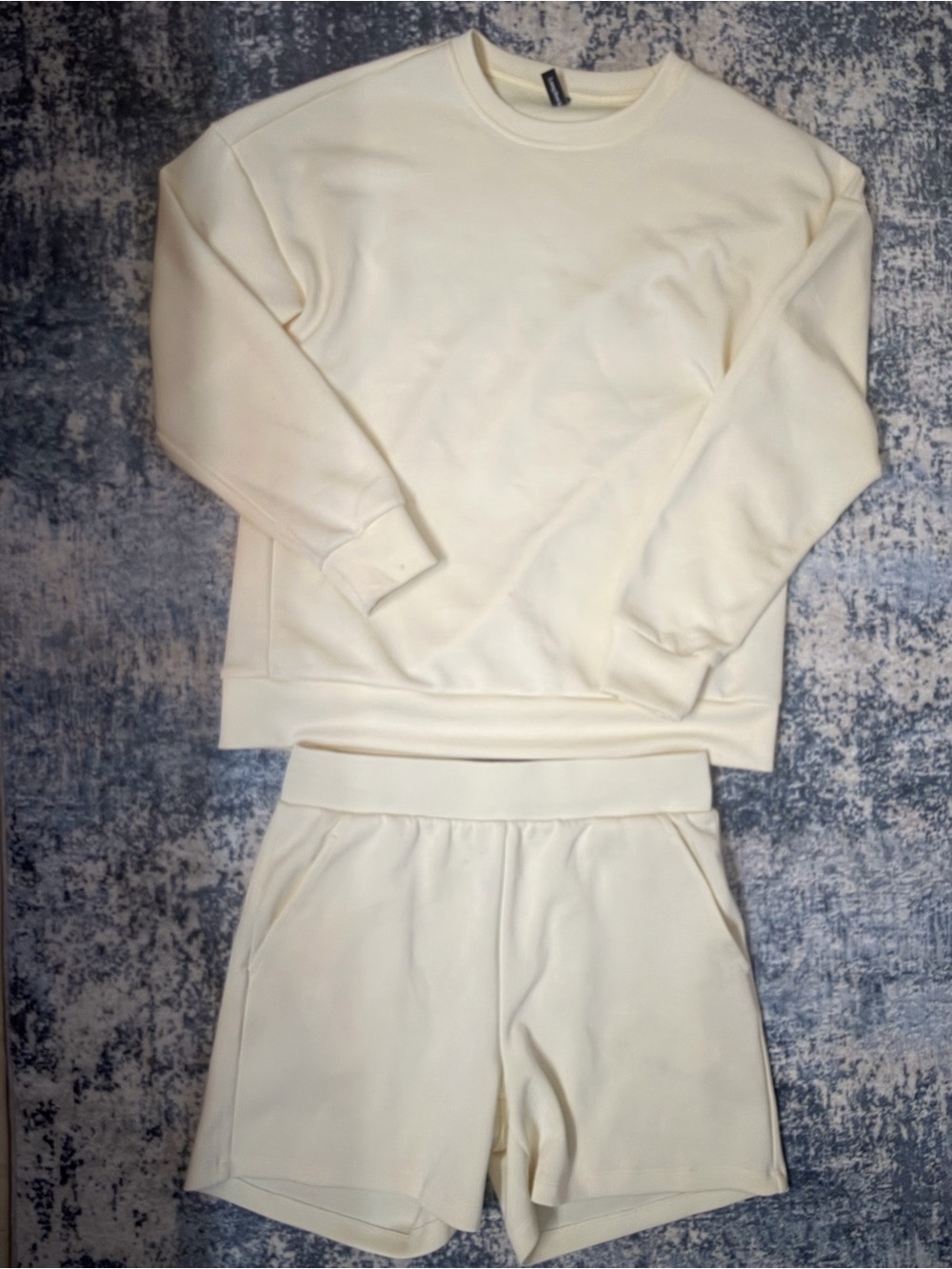 Butter Yellow Pullover + Shorts Set